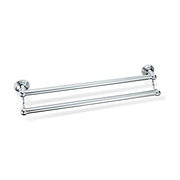 Classic HTD Wall-Mounted Double Towel Bar by Decor Walther Decor Walther Chrome 