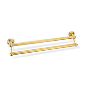Classic HTD Wall-Mounted Double Towel Bar by Decor Walther Decor Walther Gold 