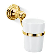 Classic WMC Wall-Mounted Tumbler or Toothbrush Holder by Decor Walther Decor Walther Gold 