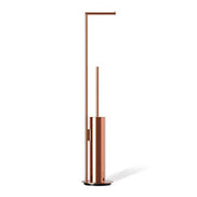 Mikado MKSBK Floor Toilet Paper Holder and Brush by Decor Walther Decor Walther Rose Gold 