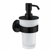 Basic WSP Wall-Mounted Soap Dispenser by Decor Walther Soap & Lotion Dispensers Decor Walther Black Matte 