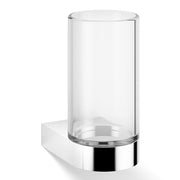 Century WMG Wall-Mounted Tumbler or Toothbrush Holder by Decor Walther Decor Walther Clear Glass Chrome 