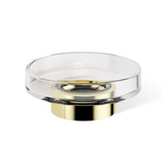 Century STS Soap Dish by Decor Walther Decor Walther Clear Glass Gold 