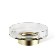 Century STS Soap Dish by Decor Walther Decor Walther Clear Glass Gold Matte 