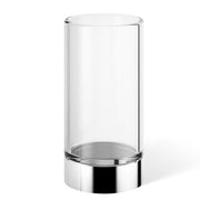 Century SMG Tumbler or Toothbrush Holder by Decor Walther Decor Walther Clear Glass Chrome 