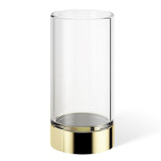 Century SMG Tumbler or Toothbrush Holder by Decor Walther Decor Walther Clear Glass Gold 