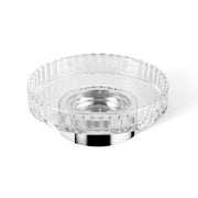 Century STS Soap Dish by Decor Walther Decor Walther Cut Glass Chrome 