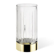 Century SMG Tumbler or Toothbrush Holder by Decor Walther Decor Walther Cut Glass Gold 