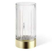Century SMG Tumbler or Toothbrush Holder by Decor Walther Decor Walther Cut Glass Gold Matte 