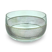 Panthera Giftware: Platinum Glass Medium Bowl, 5" by Michael Wainwright Glassware Michael Wainwright 