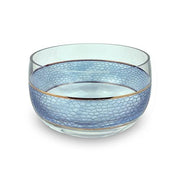 Panthera Giftware: Indigo Glass Medium Bowl, 5" by Michael Wainwright Bowls Michael Wainwright 