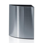DW 309 Corner Waste Bin by Decor Walther Wastebasket Decor Walther Polished Stainless Steel 