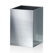 DW 112 Waste Basket, 11.8" by Decor Walther Wastebasket Decor Walther Matte Stainless Steel 