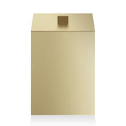 DW 75 Waste Bin with Lid, 10.2" by Decor Walther Wastebasket Decor Walther Matte Gold 