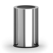 ROOMS Wastebasket by Decor Walther Germany, 12.8" Trash Cans & Wastebaskets Decor Walther Chrome 