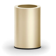 ROOMS Wastebasket by Decor Walther Germany, 12.8" Trash Cans & Wastebaskets Decor Walther Gold Matte 