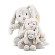 Hoppie Rabbit, Light Grey, 7.1", 11.8" and 15" by Steiff Doll Steiff 