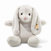 Hoppie Rabbit, Light Grey, 7.1", 11.8" and 15" by Steiff Doll Steiff Large: 15" 