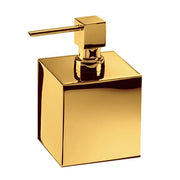 Cube DW 475 Low Soap Dispenser by Decor Walther Decor Walther Gold 
