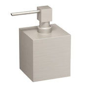 Cube DW 475 Low Soap Dispenser by Decor Walther Decor Walther Satin Nickel 