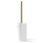 Porcelain DW 6100 Toilet Brush Set by Decor Walther Bathroom Decor Walther Gold 