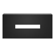 Round KB82 Rectangular Tissue Box by Decor Walther Decor Walther Black Matte 