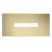 Round KB82 Rectangular Tissue Box by Decor Walther Decor Walther Matte Gold 
