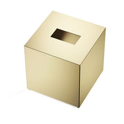 Cube KB83 Square Tissue Box by Decor Walther Decor Walther Matte Gold 