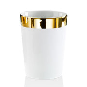 Bone BE 50 Tumbler or Toothbrush Holder by Decor Walther Decor Walther White/Gold 