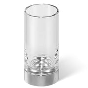 Club SMG Tumbler or Toothbrush Holder with Milled Base by Decor Walther Decor Walther Plain Chrome 