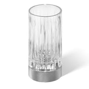 Club SMG Tumbler or Toothbrush Holder with Milled Base by Decor Walther Decor Walther Cut Chrome 