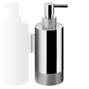 Club SP1 Wall-Mounted Liquid Soap Dispenser with Milled Base by Decor Walther Decor Walther Chrome 