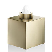 Club KB Tissue Box Cover by Decor Walther Decor Walther Matte Gold 
