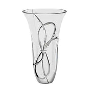 Love Knots Crystal Vase, 10" by Vera Wang for Wedgwood Vases, Bowls, & Objects Wedgwood 