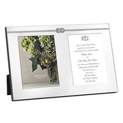 Vera Infinity Silver Double 5 x 7 Frame by Vera Wang for Wedgwood Frames Wedgwood 