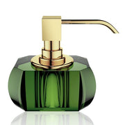 Kristall Liquid Soap Dispenser by Decor Walther Decor Walther Gold English Green 