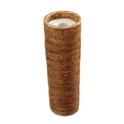 Basket ERH Rattan 17.5" Spare Toilet Roll Holder by Decor Walther Decor Walther Dark Rattan 