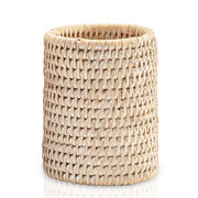 Basket BER Rattan 4.1" Toothbrush or Accessory Holder by Decor Walther Decor Walther Light Rattan 