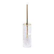 Crack CRSBG Glass Toilet Brush Set by Decor Walther Decor Walther Gold 