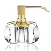 Kristall Liquid Soap Dispenser by Decor Walther Decor Walther Matte Gold Clear 