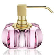Kristall Liquid Soap Dispenser by Decor Walther Decor Walther Matte Gold Pink 
