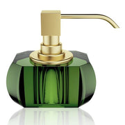 Kristall Liquid Soap Dispenser by Decor Walther Decor Walther Matte Gold English Green 