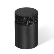 Rocks BMD1 Swarovski Crystal Canister with Lid by Decor Walther Decor Walther Matte Black 