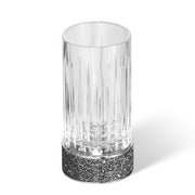 Rocks SMG Swarovski Crystal Tumbler or Toothbrush Holder by Decor Walther Decor Walther Chrome Cut Glass 