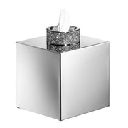 Rocks KB Swarovski Crystal Tissue Box by Decor Walther Decor Walther Chrome 