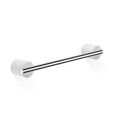 Stone HTE30 11.8" Towel Bar by Decor Walther Decor Walther White Chrome 