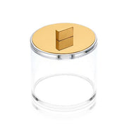 Sky Acrylic DMD Canister with Lid by Decor Walther Decor Walther Small Gold 