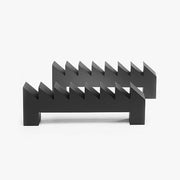 Firedog Steel Andirons by Jean-Michel Wilmotte for When Objects Work When Objects Work 
