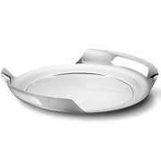 Helix Stainless Steel Tray with Handles, 17" by Bernadotte & Kylberg for Georg Jensen Tray Georg Jensen 