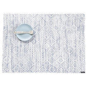 Chilewich: Mosaic Woven Vinyl Placemats Set of 4 & Table Runners Placemat Chilewich Rectangle Blue 